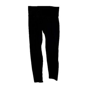 Women's High Waisted‎ Yoga Pants Ribbed Waistband Leggings Stretch Lounge